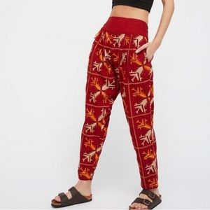 Free People Blitz Embroidered Harem Pants